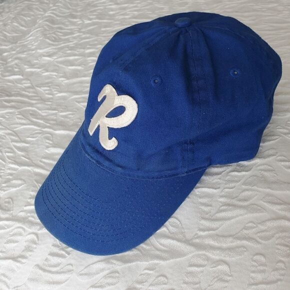 Otto Collection Mens Baseball Blue Cap. White Embroidered Logo. Adjustab… - Picture 1 of 7